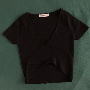knit ribbed top